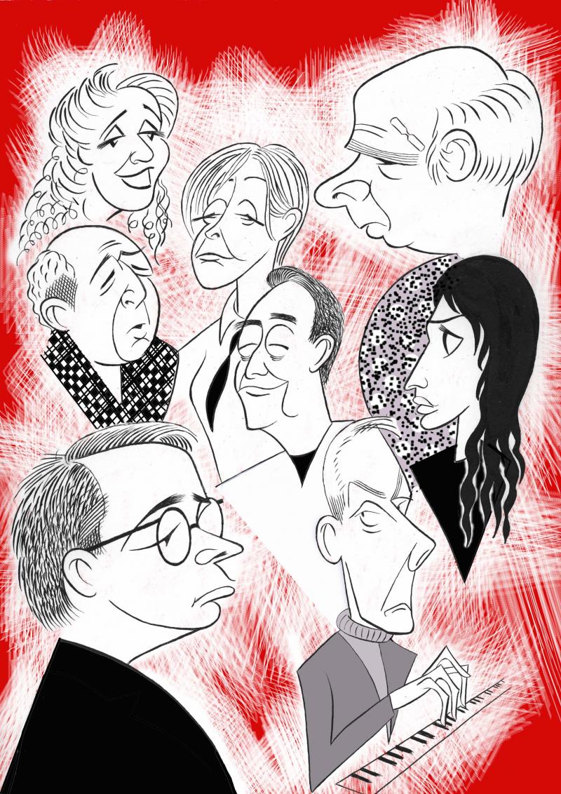 BWW Exclusive: Ken Fallin Draws the Stage - EVENING AT THE TALK HOUSE Image