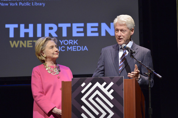 Photo Flash: Hillary Clinton and Bill Clinton Attend PBS's MAYA ANGELOU: AND I STILL RISE Preview in NYC Image