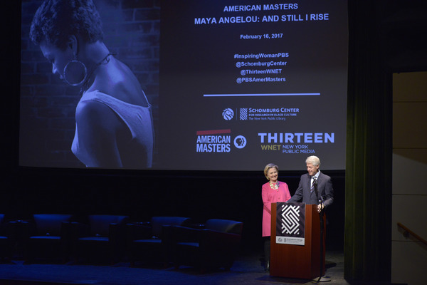 Photo Flash: Hillary Clinton and Bill Clinton Attend PBS's MAYA ANGELOU: AND I STILL RISE Preview in NYC Image