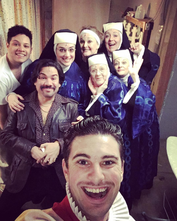 Photo Flash: PHANTOM OF THE OPERA (Tries) to Enjoy the Beautiful Weather, COMEDY OF TENORS Preps and Primps, and More Saturday Intermission Pics! Image