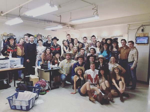 Photo Flash: PHANTOM OF THE OPERA (Tries) to Enjoy the Beautiful Weather, COMEDY OF TENORS Preps and Primps, and More Saturday Intermission Pics! Image