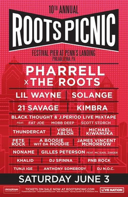 The Roots Announce Lineup for Annual Acclaimed Festival 'Roots Picnic' Image