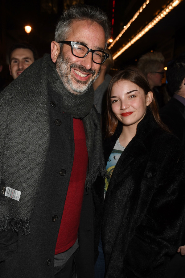 David Baddiel with  Dolly Loveday Photo