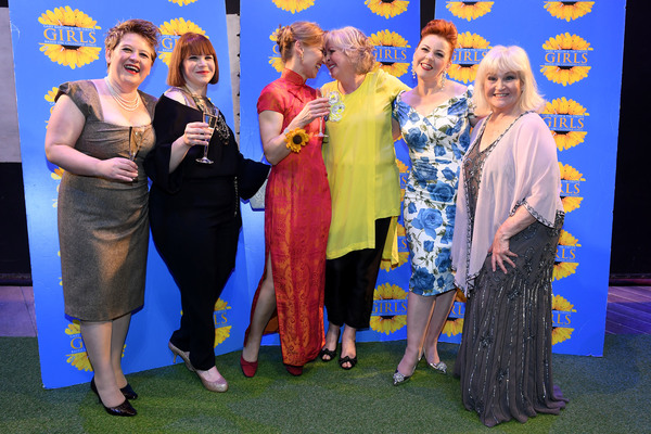 Sophie-Louise Dann, Debbie Chazan, Joanna Riding, Claire Moore, Claire Machin and Mic Photo