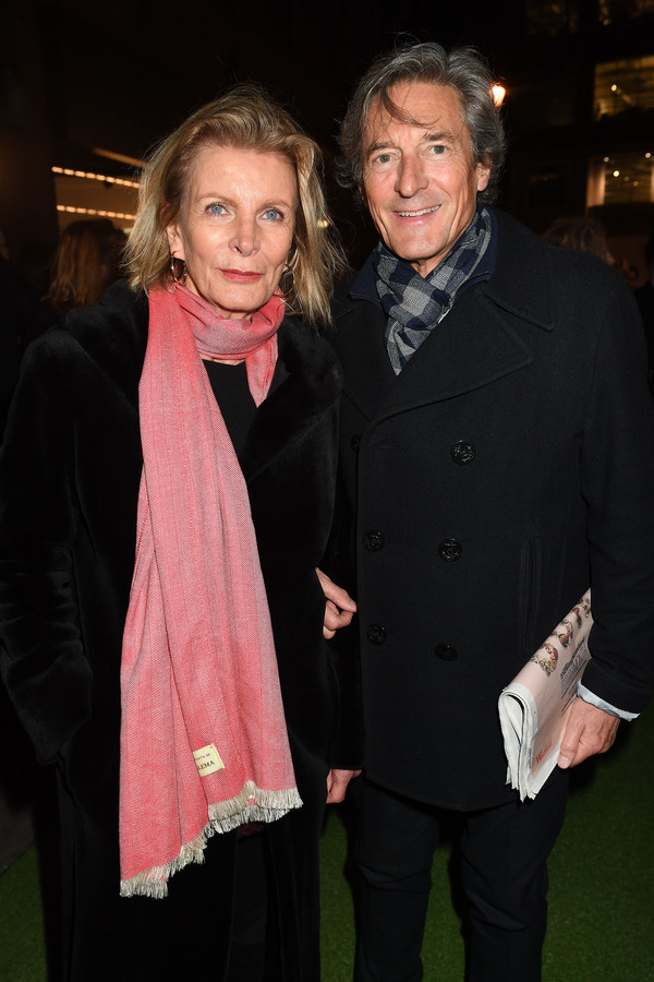 Nigel Havers and Georgiana Bronfman Photo