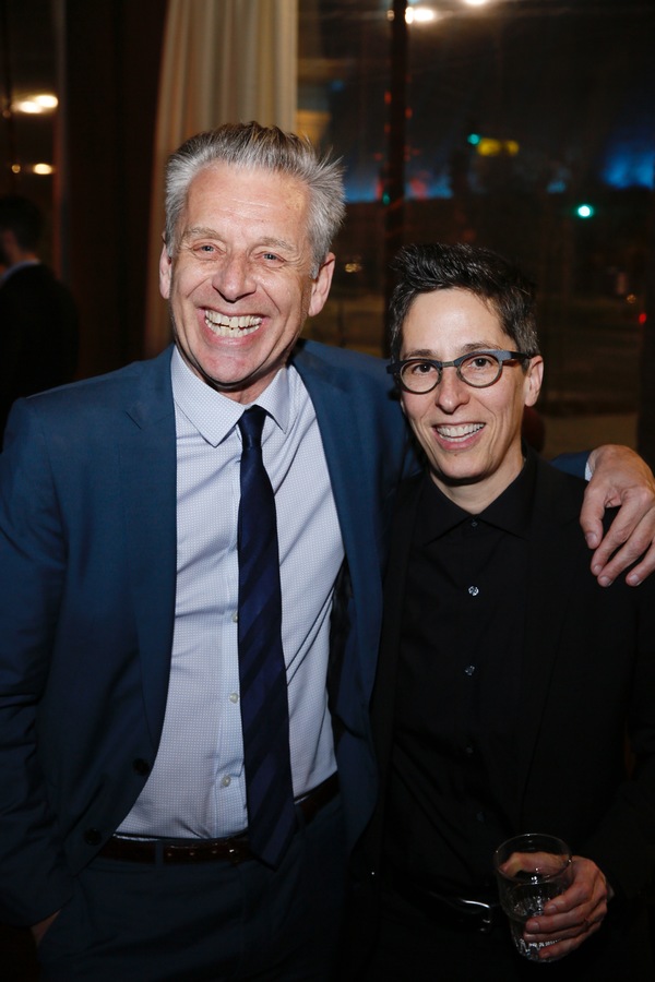 Michael Ritchie and  Alison Bechdel Photo