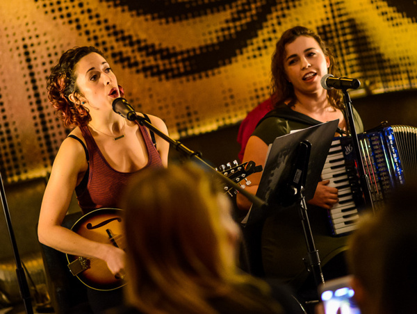 Photo Flash:  GREAT COMET and HAMILTON Tour Unite at Broadway at W Times Square Image