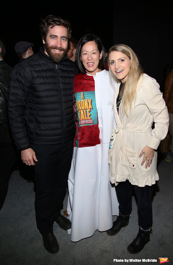 Jake Gyllenhaal, MaryAnn Hu and Annaleigh Ashford  Photo