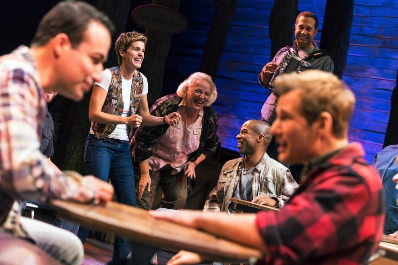 Photo Flash: The Plane Has Landed! First Look at Jenn Colella and More in COME FROM AWAY on Broadway Image