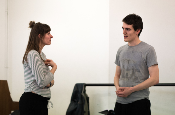 Photo Flash: In Rehearsals with the Cast of ONE LAST THING (FOR NOW) Image