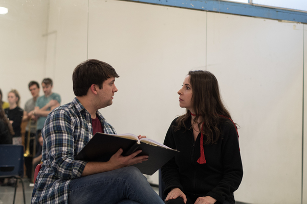 Photo Flash: In Rehearsals with the Cast of ONE LAST THING (FOR NOW) Image