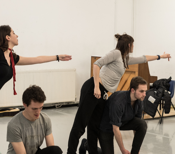 Photo Flash: In Rehearsals with the Cast of ONE LAST THING (FOR NOW) Image