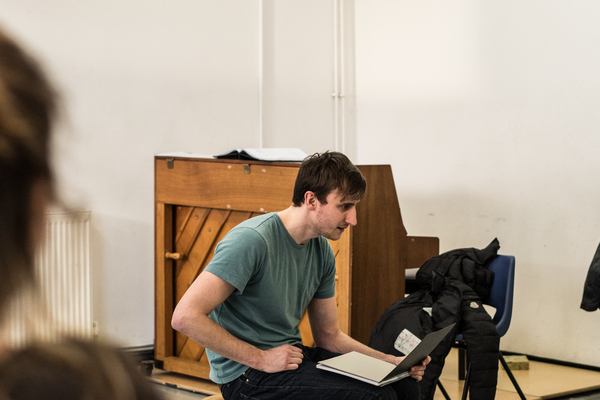Photo Flash: In Rehearsals with the Cast of ONE LAST THING (FOR NOW) Image
