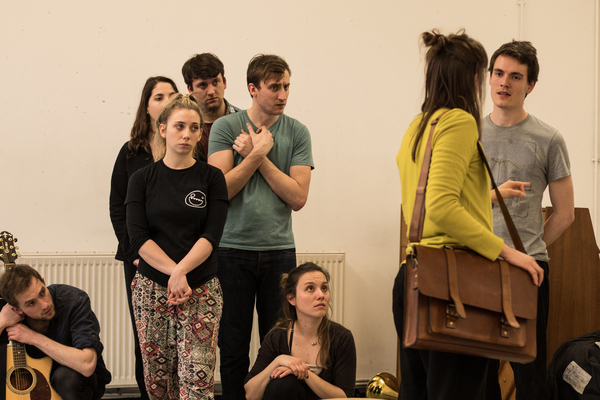 Photo Flash: In Rehearsals with the Cast of ONE LAST THING (FOR NOW) Image