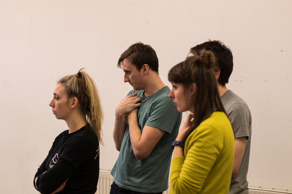 Photo Flash: In Rehearsals with the Cast of ONE LAST THING (FOR NOW) Image