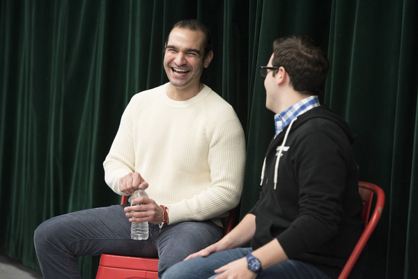Photo Flash: HAMILTON's Javier Munoz Leads Master Class at NYC's Broadway Workshop Image
