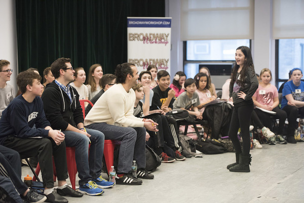 Photo Flash: HAMILTON's Javier Munoz Leads Master Class at NYC's Broadway Workshop Image