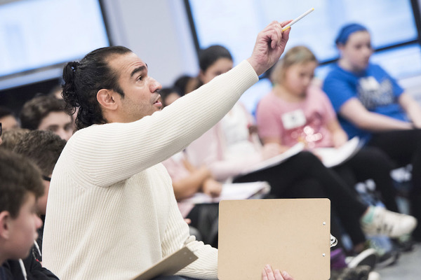 Photo Flash: HAMILTON's Javier Munoz Leads Master Class at NYC's Broadway Workshop Image