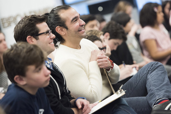 Photo Flash: HAMILTON's Javier Munoz Leads Master Class at NYC's Broadway Workshop Image