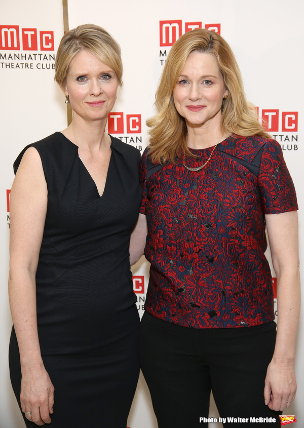 FREEZE FRAME: THE LITTLE FOXES' Laura Linney & Cynthia Nixon Meet the Press Image