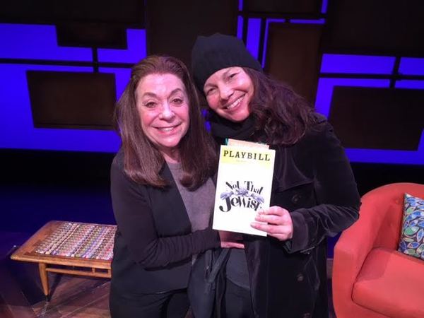 Photo Flash: Fran Drescher Visits Monica Piper's NOT THAT JEWISH Off-Broadway Image