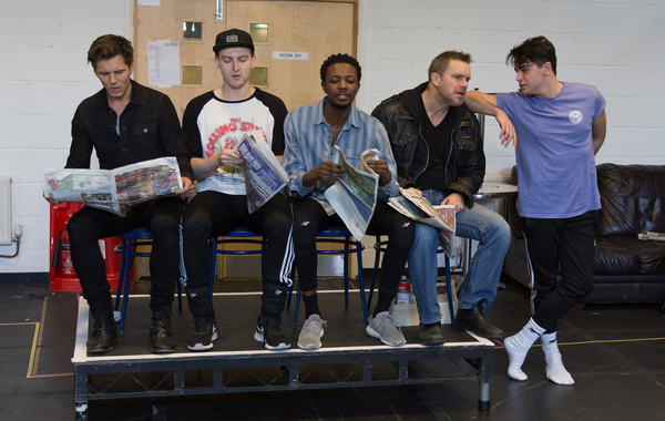 Photo Flash: Inside Rehearsal for THE LIFE at Southwark Playhouse 