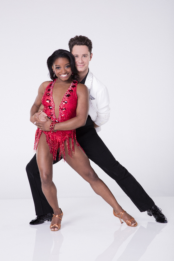 SIMONE BILES WITH SASHA FARBER Photo