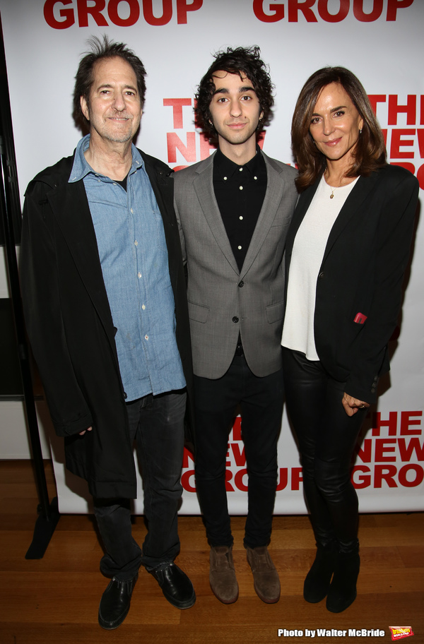 Michael Wolff, Alex Wolff and Polly Draper  Photo