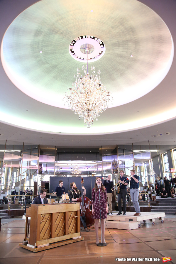 Photo Coverage: The Band's All Here! In Rehearsal with the Company of BANDSTAND Image
