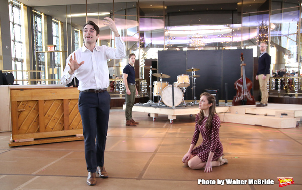 Photo Coverage: The Band's All Here! In Rehearsal with the Company of BANDSTAND Image
