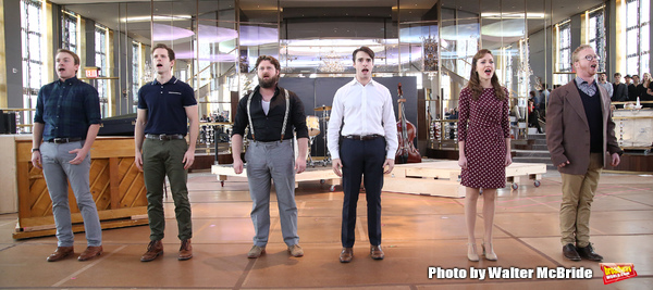 Photo Coverage: The Band's All Here! In Rehearsal with the Company of BANDSTAND Image