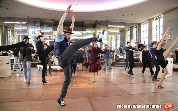 Photo Coverage: The Band's All Here! In Rehearsal with the Company of BANDSTAND Image