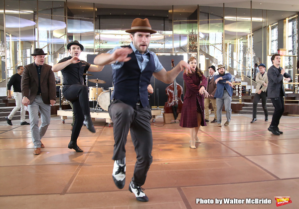 Photo Coverage: The Band's All Here! In Rehearsal with the Company of BANDSTAND Image