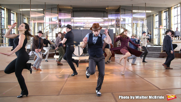 Photo Coverage: The Band's All Here! In Rehearsal with the Company of BANDSTAND Image