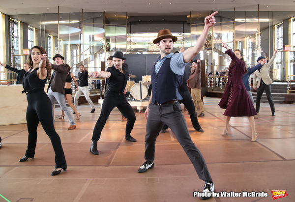 Photo Coverage: The Band's All Here! In Rehearsal with the Company of BANDSTAND Image