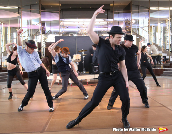 Photo Coverage: The Band's All Here! In Rehearsal with the Company of BANDSTAND Image