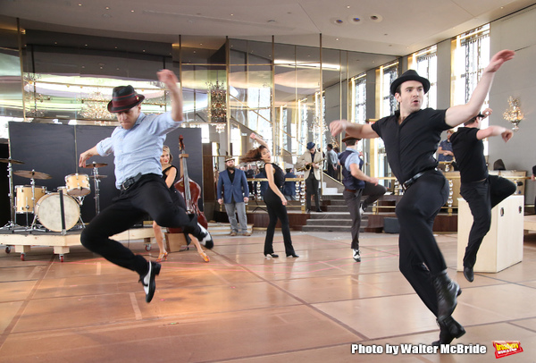Photo Coverage: The Band's All Here! In Rehearsal with the Company of BANDSTAND Image