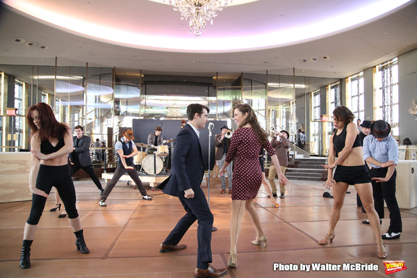 Photo Coverage: The Band's All Here! In Rehearsal with the Company of BANDSTAND Image