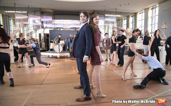 Photo Coverage: The Band's All Here! In Rehearsal with the Company of BANDSTAND Image