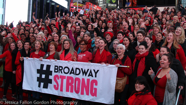 Photo Coverage: Broadway Unites in Times Square for International Women's Day!  Image
