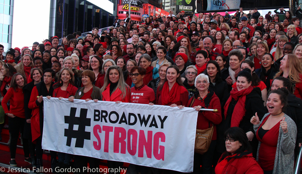 Photo Coverage: Broadway Unites in Times Square for International Women's Day! Image