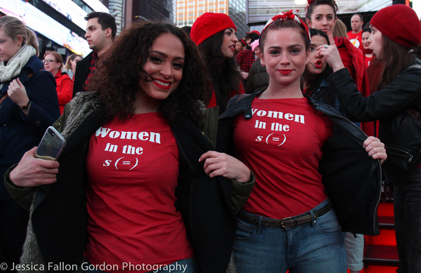 Photo Coverage: Broadway Unites in Times Square for International Women's Day! Image