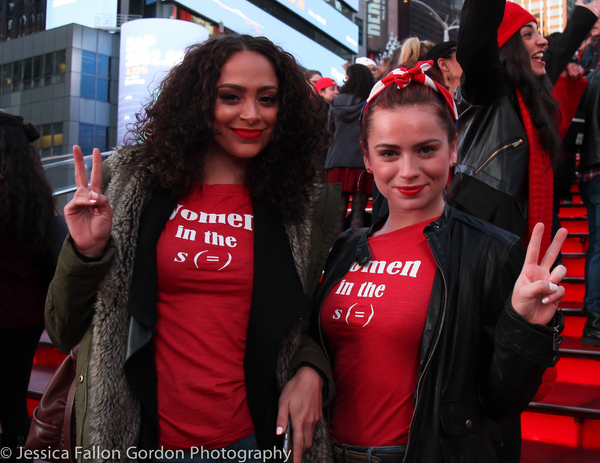 Photo Coverage: Broadway Unites in Times Square for International Women's Day! Image