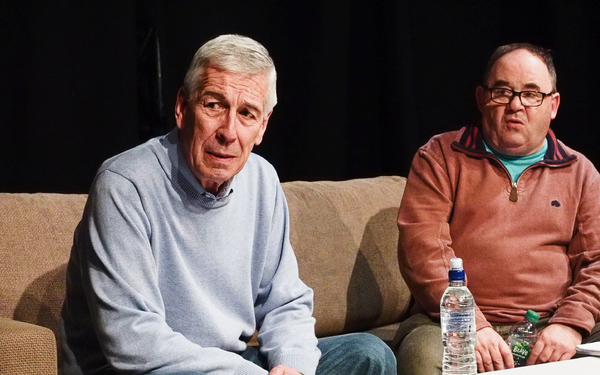 Photo Flash: In Rehearsal with DOG ENDS at Tabard Theatre Image