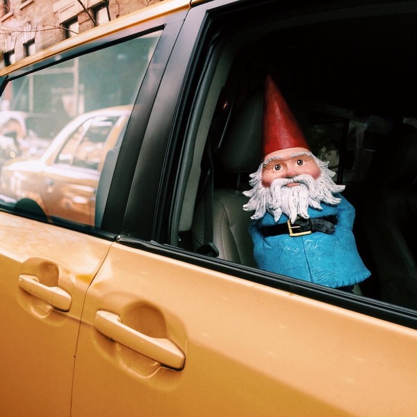 Photo Flash: Travelocity's Roaming Gnome Gets a Front Row Seat to AMELIE! Image