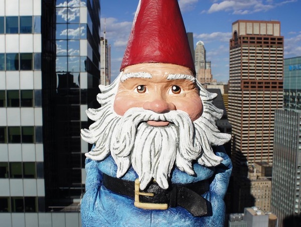 Photo Flash: Travelocity's Roaming Gnome Gets a Front Row Seat to AMELIE! Image