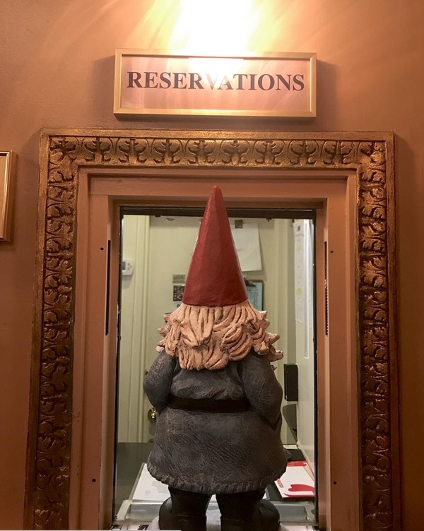 Photo Flash: Travelocity's Roaming Gnome Gets a Front Row Seat to AMELIE! Image