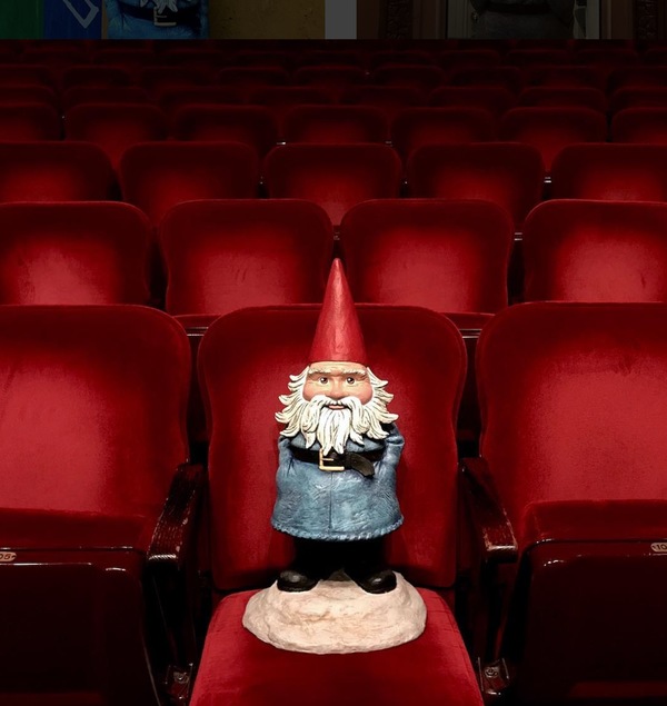 Photo Flash: Travelocity's Roaming Gnome Gets a Front Row Seat to AMELIE! Image