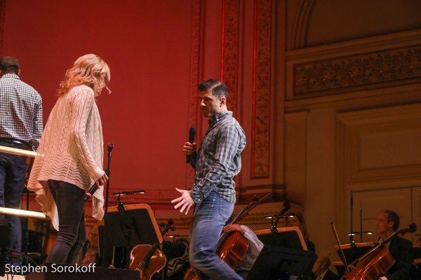 Photo Coverage: Caissie Levy and Tony Yazbeck Rehearse for NY Pops' Tribute to Kander & Ebb Image