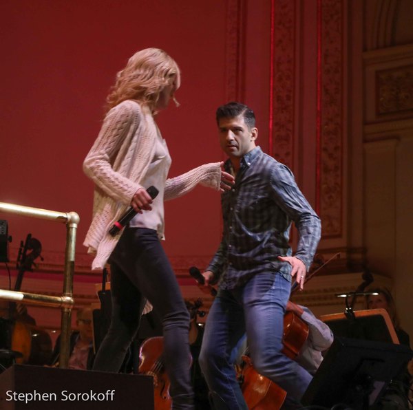 Photo Coverage: Caissie Levy and Tony Yazbeck Rehearse for NY Pops' Tribute to Kander & Ebb Image